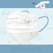 Sanrio Sanrio 20/40pcs Hello Kitty 3D Stereo High Definition Sanrio Cartoon Cute Kitty Printed Disposable Breathable 3-Layer Protection Masks For Women