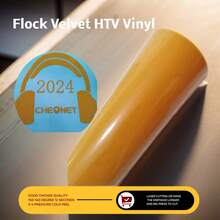 1PC Flock 3D Velvet Heat Transfer Vinyl - Multicolor - View 36