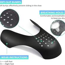 Crease Protectors Suitable For Most Sneakers, Crease Protectors, Men's 7.5-12/ Women's 5-8.5 (Black+White, Men's US Size 7.5-12), Shoe, Spring Summer Picks, Brides Maid Gifts, Room, Bedroom Decor, Bedroom Decor, Beach, Travel, For Men, For Women, Vacation,Cute Stuff - Multicolor - View 7