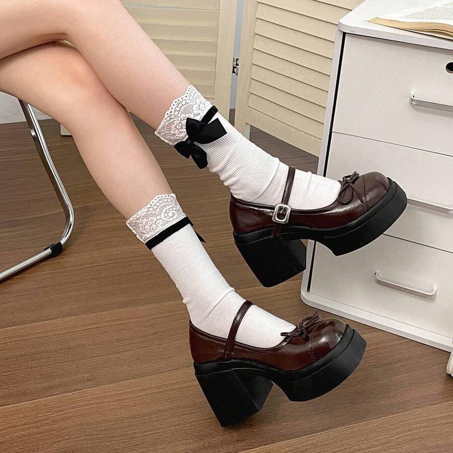 Women Pumps - 黑色 - 查看 1