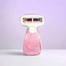Rasoir lisse pour femmes 5 lames avec gel de rasage 360°, kit de rasage extra lisse de voyage, mini manche + recharge