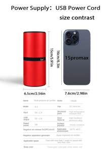 Nouveau mini purificateur d'air pour voiture, rafraîchisseur d'air aux ions négatifs, réduit les PM2,5/odeurs/formaldéhyde, convient pour la chambre, le bureau, le véhicule, le garage et la salle de bain