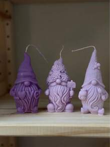 8pcs Combination Dwarf Candle Silicone Mold DIY Dwarf Stone Handmade Holiday Gift Mold