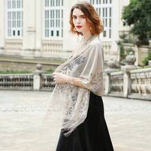 RIIQIICHY Shawls And Wraps For Evening Dresses Scarfs For Women Pashmina Wedding Formal Shawlhalloween - Beige-1 - View 2