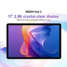 Xiaomi Redmi Pad 2 全球版平板电脑 11 英寸 2.5K 晶晰显示屏 9000mAh（典型值）大容量电池 先进的 Helio G100-Ultra 6nm 制造工艺 四扬声器带来沉浸式音效 支持可扩展存储：高达 2TB 高达 90Hz 的刷新率 - 紫色 - 查看 3