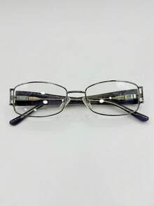 1 Piece Metal Glasses Frame - 深灰色 - 查看 2