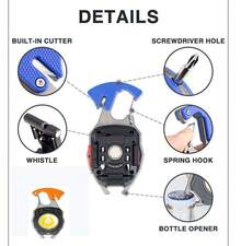 <Local Delivery> Outdoor Portable Working Lights USB Charging Rechargeable Magnet Bottle Opener Whistle Emergency Light