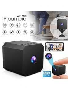 Mini Camera HD 1080P Home Small Wireless Wifi Cameras Outdoor Upgraded Motion Detection Night Vision Camera  - Black - View 2