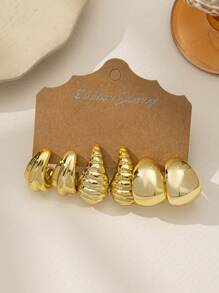 Ensemble de boucles d'oreilles multicolores, bijoux de mode pour femmes, nouveau style transfrontalier UE/États-Unis