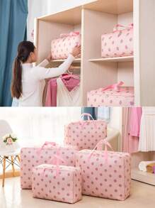 1 Stück Quiltaufbewahrungstasche mit großer Kapazität, wasserdicht und feuchtigkeitsbeständig, zum Organisieren und Verpacken von Kleidung, Gepäcktaschen zum Umziehen und Quiltbeutel