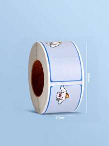 Sanrio 300Pcs/Set Kuromi Roll Stickers Name Stickers Stationery Stickers Cute My Melody Cinnamoroll Handwritten Name Stickers Cartoon Handbook Stickers Back To School School Supplies(Some Parts May Be Random)