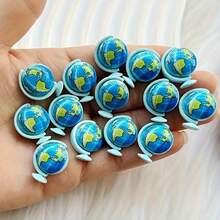 1pc Earthly Craft Sphere Ornament, For DIY Craft, Jewelry Making, Phone Case & Hair Accessory Decor - Excellent For Creative Art Projects, Wonderful Small Decoration, Globe
