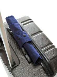 1 pieza Almohada de cuello con cabestrillo plegable y sencillo, accesorio de viaje ligero y portátil que se sujeta al asiento de avión y automóvil, aplicable para viajes en coche, avión y barco, que soporta la cabeza, el Body y los brazos proporcionando un sistema de sueño perfectamente equilibrado