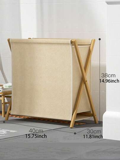 Cesta plegable para ropa sucia con almacenamiento para dormitorio y baño, cesto de lavandería plegable, organizador de ropa sucia para el cuarto de baño, contenedor de tela compacto para organización de la lavandería y soluciones de almacenamiento en el hogar, paquete individual