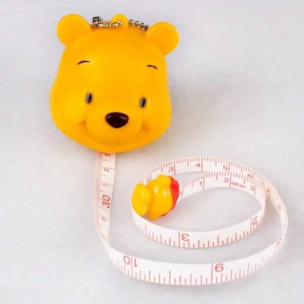 Disney Disney Cartoon Characters Winnie The Pooh, Stitch, Mickey Tape Measure, Automatic Retractable Ruler, Cartoon Design, Mini Pendant Retractable Tape Measure, Keychain Measurements, Perfect For School Supplies, Classroom Prizes And Office Measurements, Best Gift Giving, Holiday Gift,School Supplies,Back To School
