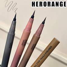 HERORANGE 液体眼线笔，防水防汗，持久防晕染，细头，眼线和眉毛，适合初学者和学生化妆，生日/情人节礼物 - 彩色 - 查看 3