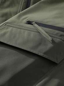 Men's Summer Casual Street Cargo Pants - Army Green - View 9