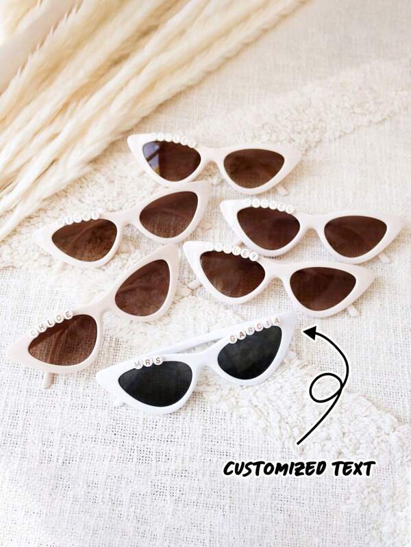 Customized Text, Single Lady Fashion Glasses | Customized Cat Eye Fashion Glasses | Retro Fashion Glasses | Party Fashion Glasses With Name | Bridal Fashion Glasses, Bridesmaid Gift, Valentine's Day Gift, Mother's Day Gift, Father's Day Gift, Graduation Gift