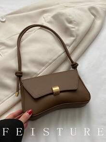 全新时尚休闲女士金属零钱包，纯色 PU 皮革