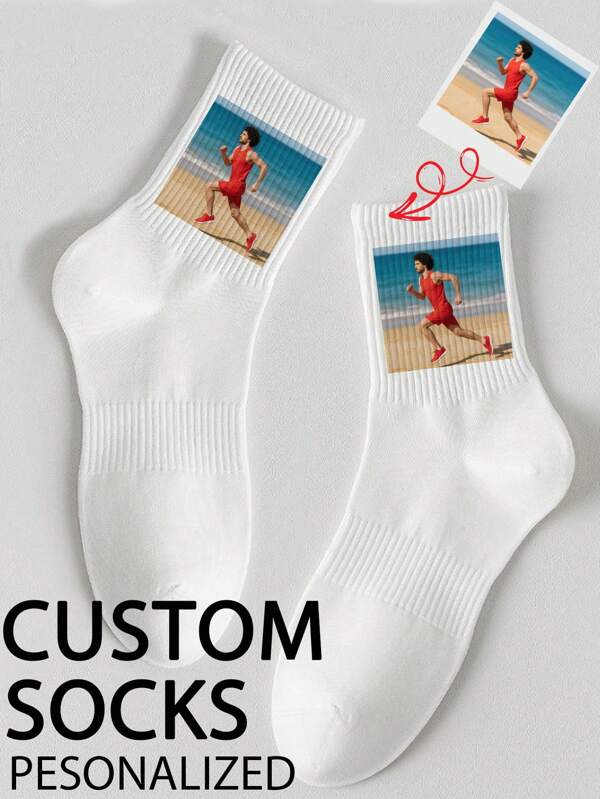 1 Pair Of Customized Crew Socks,Custom Face Socks, Couple Socks,Custom Photo Sock, Custom Printed Socks, Personalized Funny Face Socks, Custom Picture Socks, Put Any Face On The Socks, Anniversary Gift, Valentine Gift, Birthday Gift, Wedding Gift, Mother's Day Gift, Father's Day Gift, Best Friend Gift, Gift For Mom/Dad, Gift For Girlfriend, Fall Socks