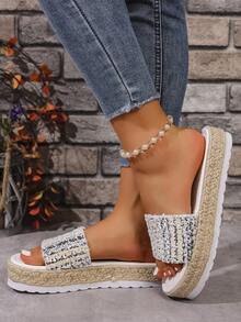 2025新款麻绳底舒适防滑拖鞋