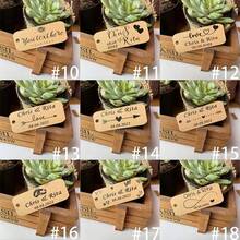 Bộ 50 thẻ quà tặng cưới cá nhân hóa kích thước 6*2cm (không bao gồm dây buộc), có thể tùy chỉnh tên và ngày tháng, dùng làm thẻ quà tặng đám cưới và thẻ túi quà. ,Tình yêu vĩnh cửu - Nhiều màu - Xem 6