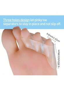 1/2/4/16 piezas Protectores de dedos de los pies de silicona transparente, convenientes para cubrir y proteger los dedos de los pies