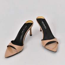 Women Heeled Sandals - 杏色 - 查看 6
