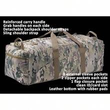 90L Extra Large Tactical Duffle Bag With Backpack Straps And Multiple Pockets For Travel Sports And Military Use - Custom Color - View 2