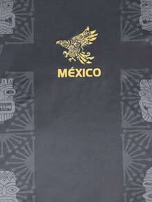 Customizable Mexican Style Men's Soccer Jersey, Comfortable Round Neck Sports Top, Suitable For Soccer Training, Casual Wear, Gift,Stylish,Fashion,Hipster,Casual,Minimal Chic,Personalized,Customized,Custom,Unique,Guy Costumes,Capsule Wardrobe,Men Basic/Street Style,Ideal Gifts For Him,Boyfriend,Family,Friends,For Birthdays,For Vacation/Holiday,For School/Competition,For Sports/Climbing - Black - View 6