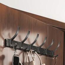 Wall-Mounted Clothes Hanger, Door And Back Clothes Hook, No Need To Drill Holes, Entrance And Foyer Clothes Hook, Strong Load-Bearing Clothes And Hat Hook 1 Piece