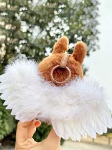 1 bucată mini aripi de pene păpușă păpușă pene bretele scurt top cosplay petrecere animal de companie păpușă rochie recuzită pentru Labubu Halloween