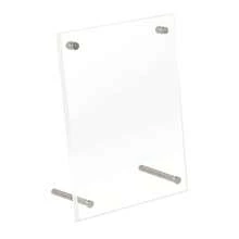 Acrylic Photo Frame 5"/6"/7"/8"/10"/A5/A4 Photo Frame Certificate Camping Poster Display Stand Rectangle Paper Holder Desktop Decoration - Clear - View 3