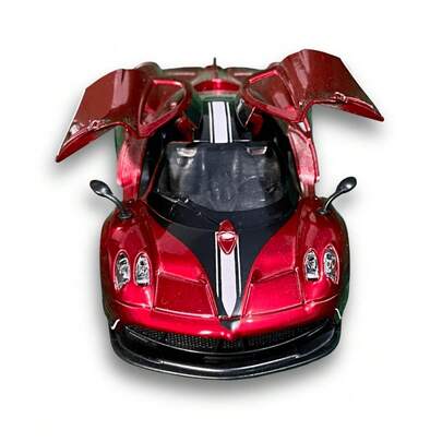 Miniatura Carrinho Estilo  – Com Fricção e Portas Que Abrem Pra Cima