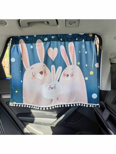 1/2 Stücke Auto Sonnenblende Vorhang UV-Schutz Saugnapf Schatten Tuch Universell Privatsphäre Vorhang Sonnenschutz Wärmedämmung Vorhang Auto Vorhang Autoaccessoires