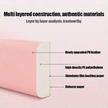 1PC 40x20cm Nordic Style Headboard Bedroom Head Board Stickers Room Anti-Collision Wall Panels Home Decoration,DIY Colour Matching, Easy To Peel And Stick, Removable, Suitable For TV Background, Living Room Bedroom Office Old Wall Decoration - Bedside And Tatami Soft Edge Protector - Multicolor - View 7