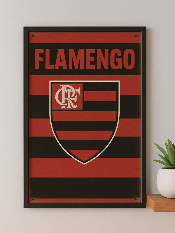 Quadro Decorativo futebol times flamengo