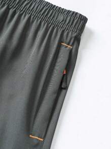 Men's Outdoor Casual Sports Shorts Solid Color Geometric Printed Running Pants Outdoor And Gym Clothes