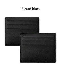1pc, Wallet Credit Card Bag, RFID Credit Card Holder, Ultra-Thin Pocket Wallet With ID Card Window, Suitable For Both Women And Men, Fashionable Style; Slim And Minimalist Style