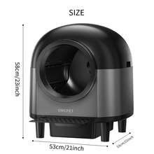 Pet Self Cleaning Litter Boxes - EU E Type Plug(220-240V) - View 2