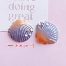 8 件/4 件什锦海洋系列海星、贝壳、海胆装饰、家居装饰、鱼缸装饰、礼物、DIY 手机壳/饰品/钥匙扣/发夹、各种手工工艺品用品，颜色随机 - 1件 - 查看 10