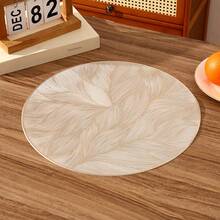 1/4/6 件花卉图案餐垫、婚礼和派对餐桌装饰、情人节餐垫