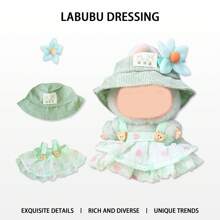 1pc (Clothes Only) 17cm Doll Clothes Overalls DIY Doll Clothes Decoration