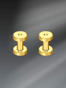 1Pair Simple Stainless Steel Ear Stretcher, 2mm4mm6mm8mm10mm Pulley Ear Expander, Unisex Ear Piercing Jewelry - Auricle - View 29