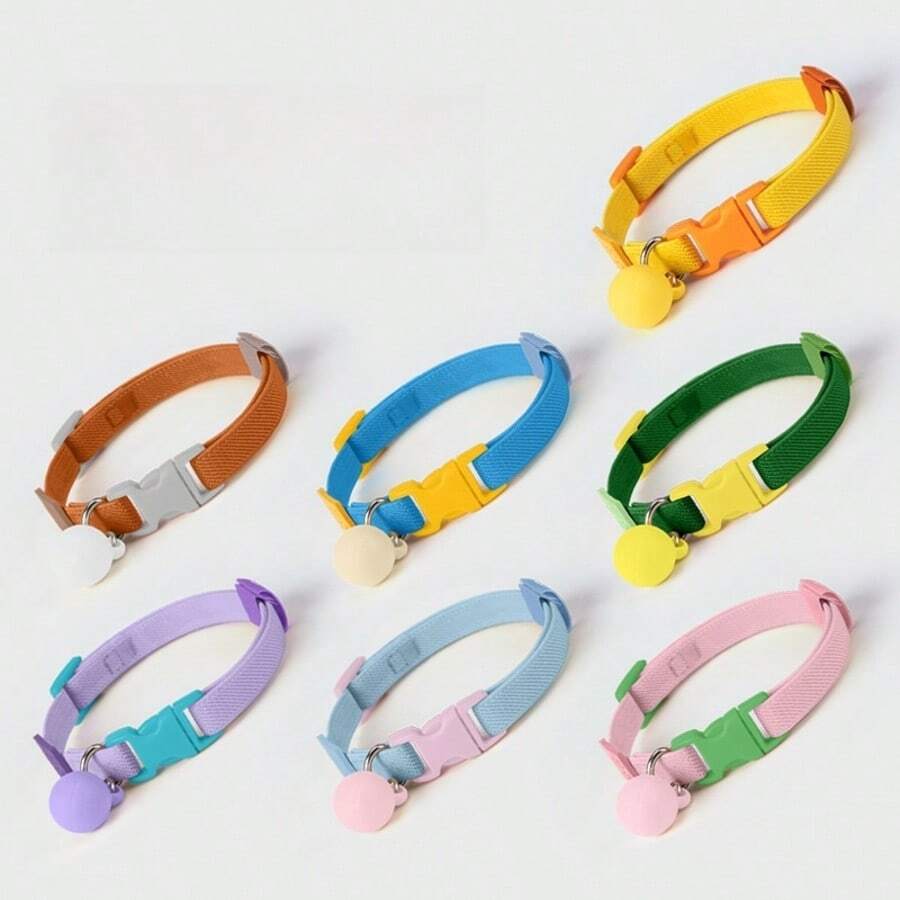 Dehnbares Haustierhalsband, einstellbares Katzenhalsband, dekoratives Hundehalsband für kleine Haustiere
