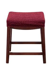 2/4/6/100pcs Rose Jacquard Solid Color Barstool Covers, Modern Minimalist Plain Barstool Covers Suitable For Kitchen, Dining Room, Bar Stool Protection & Decor - Rose - View 6