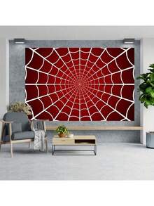 1PC Super Hero Spider Web Birthday Banner - Multi-Size, Multi-Purpose Party Backdrop Cloth For Men And Women - Universal Decoration For All Seasons, Indoor And Outdoor Decoration, Photo Studio, Garden Decoration, Party Decoration And Phone Booth.