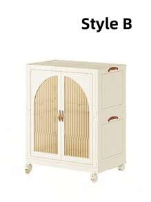 White Transparent Window Wardrobe Storage Cabinet Storage Shelf Coat Rack Shoe Rack Shoe Rack Bookcase Removable Removable Folding Multi-Functional Use Can Be Freely Combined For Living Room, Study, Bedroom, Dormitory, Holiday Gifts, Storage,Christmas Room Decor,Christmas Gift