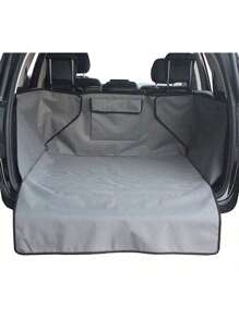1pc Single Layer Pet Car Mat, Waterproof 600D Oxford Cloth, Waterproof/Wear-Resistant/All Season, Multiple Sizes Available, Suitable For Car Pet Cargo Trunk