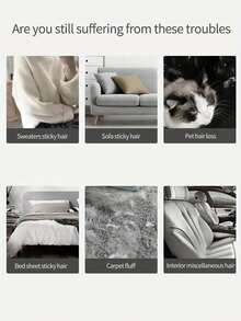 فرشاة إزالة شعر الحيوانات الأليفة مزدوجة الجوانب - قابلة لإعادة الاستخدام، فرشاة يدوية لإزالة شعر الحيوانات الأليفة ثابتة ولزجة للملابس والأرائك والأثاث والفراش والسجاد - أداة فعالة لإزالة شعر الحيوانات الأليفة وتنظيفها